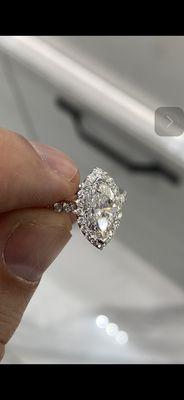 Marquis Diamond engagement ring