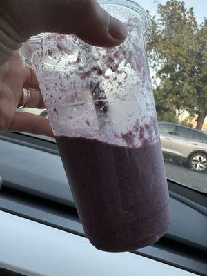 Blueberry mango smoothie