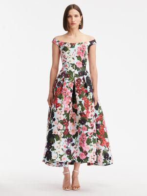 Oscar de la Renta midi dress