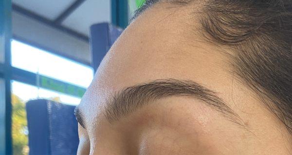 Waxed Eyebrows by Helen