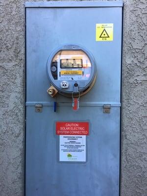 New digital meter installed by DWP today.