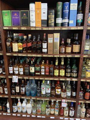 Liquor selection