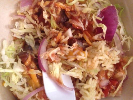 Veggie burrito bowl