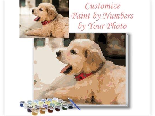 Customized Paint by Numbers Kit. | Texture of Dreams - Manufacturer -Los Angeles