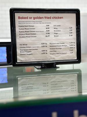 Deli Menu