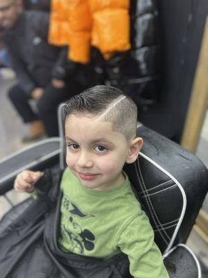 Kid haircut