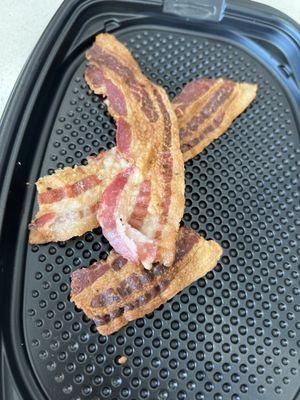 Side order of bacon - obviously not eaten by anyone