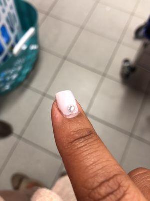 Broken nail less than 24 hours after getting "fixed"