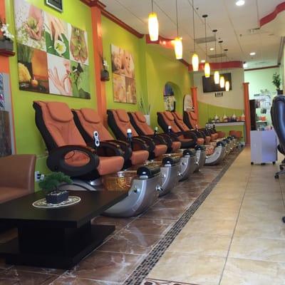 Pedicure stations