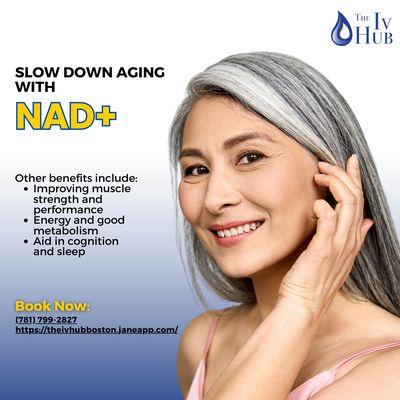 Energize, rejuvenate, and conquer the day with the power of NAD+! 

#NADPlus #ivtherapy #theivhub #foryoupage #slowdownaging