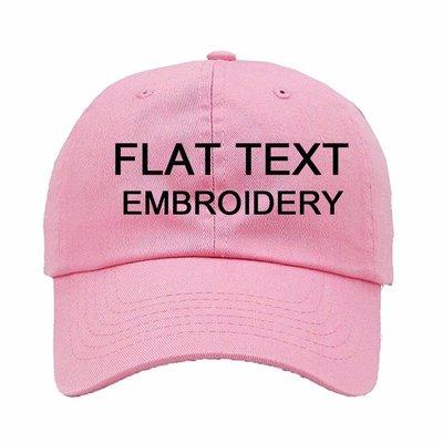 We provide custom embroidery hats. Either flat or 3D. CapRobot can do it..!!