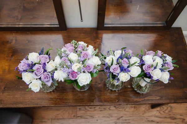 Bridal and bridesmaid bouquet