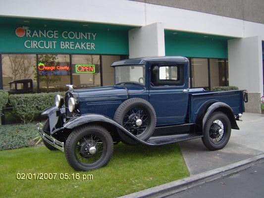 Our Model A Ford mascot truck