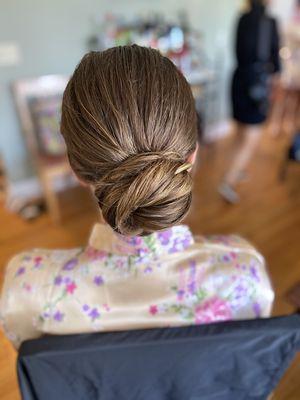 Bridesmaid hair