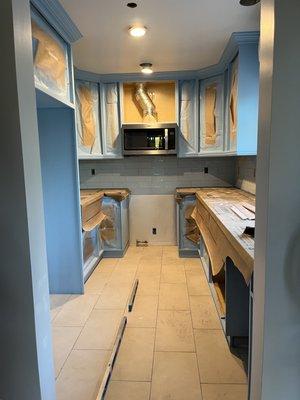 New kitchen in progress