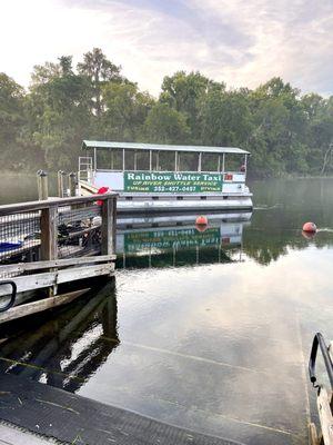 Rainbow Springs boat that takes you to the driving area, then you drift with the current back to this location.