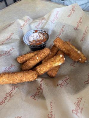 Mozzarella cheese sticks