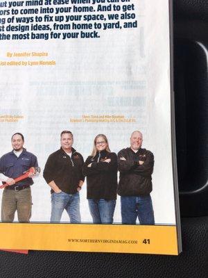 Northern Virginia Magazine Top Contractor