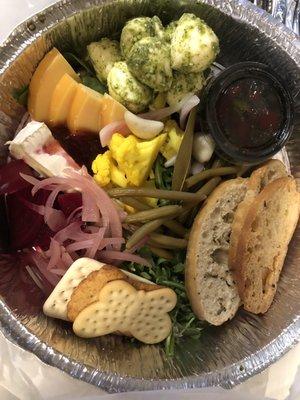 Cheese plate they prepared for tonight's Florida Historic Capitol Museum virtual exhibit tour for members.