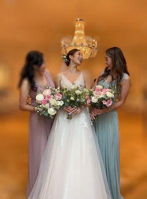 Bridal bouquet & Bridemaid bouquets