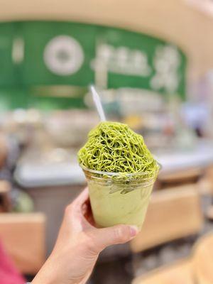 Matcha Mont Blanc Soft Serve