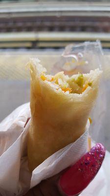 Inside of spring roll