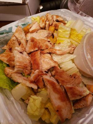 Chicken Caesar salad