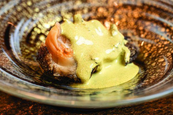 Abalone in Liver Sauce - a guest favorite