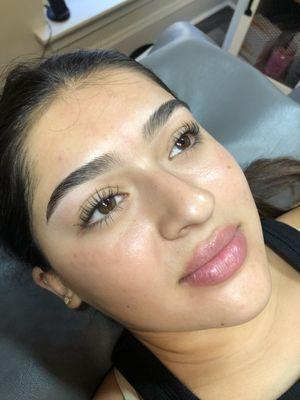 Brow wax and shaping