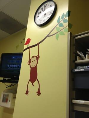 Redesigned "kids room" in the ER. Made my daughter much more comfy!!