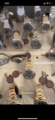 Part of the Rolex selection.