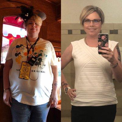 92 pounds lost!