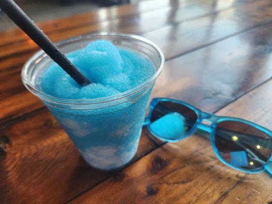 Blue Razz Coconut Slushie