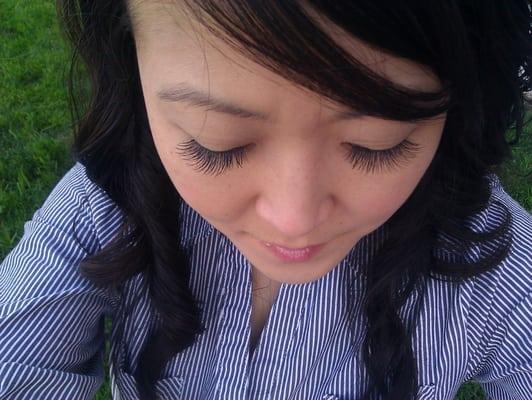 Lashes for my wedding - thanks Yumi!