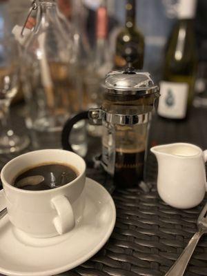 French press coffe