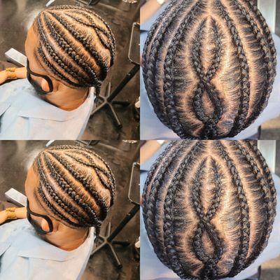 Large cornrows Maleeat