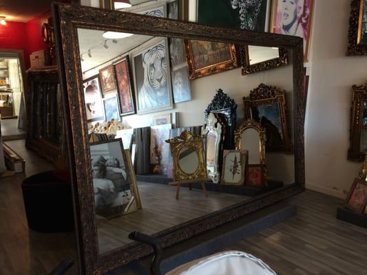 Huge custome framed mirror