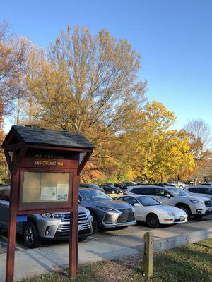 Last parking lot near the soccer multipurpose field.