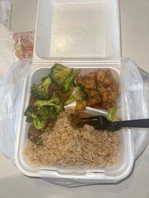 Sliced Beef with Florets of Broccoli