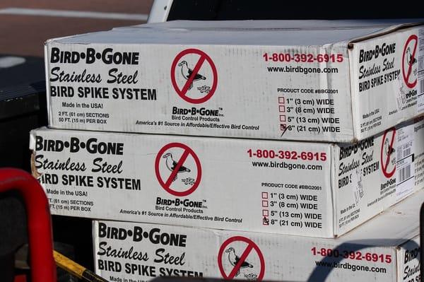 We are a bird-B-Gone distributor