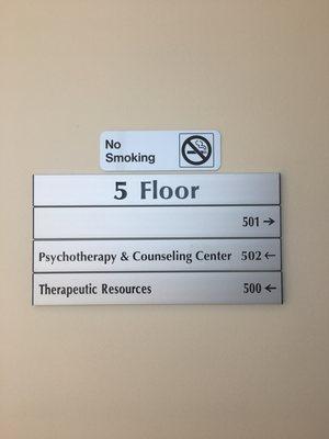 Our office is located in Suite 502.