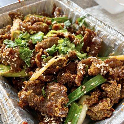 Sizzling Teriyaki Beef Spicy