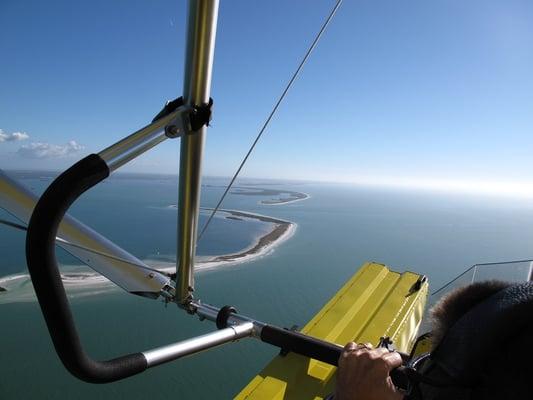 Unobstructed views from this open cockpit aircraft!