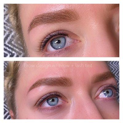 Brow Tint and Lash Tint