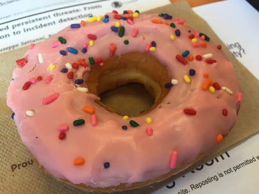 Strawberry Frosted Donut