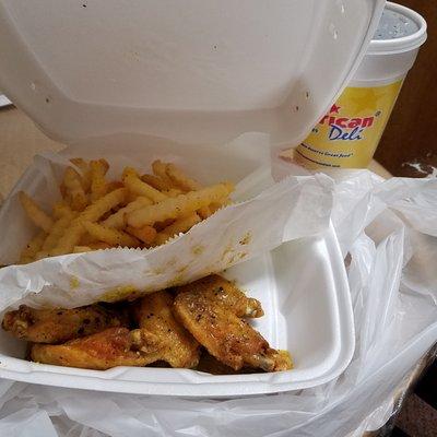 Lemon pepper wings combo