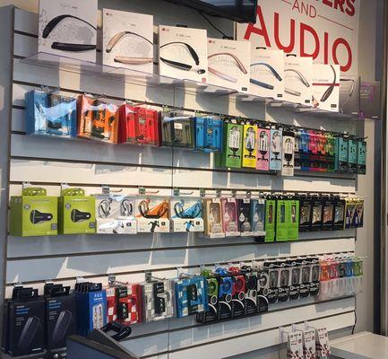 We carry wide variety of audio and Bluetooth accessories