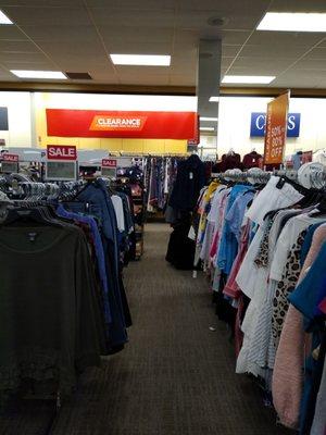 Clearance section