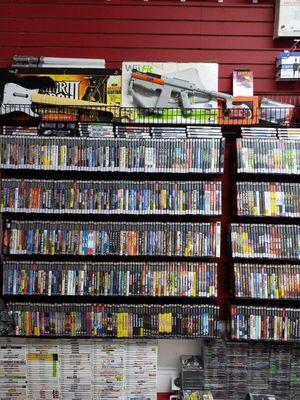 PlayStation 2 games, PlayStation 1 games and Wii games