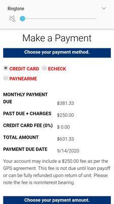 The company is a scam i paid off my loan now they to refuse to refund the 250 for the gps tracking, when its in writing and  on their app.